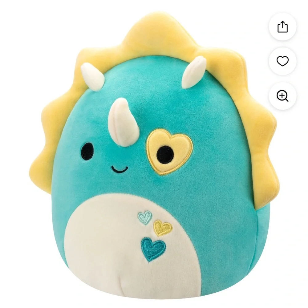 Squishmallows adorable triceratops